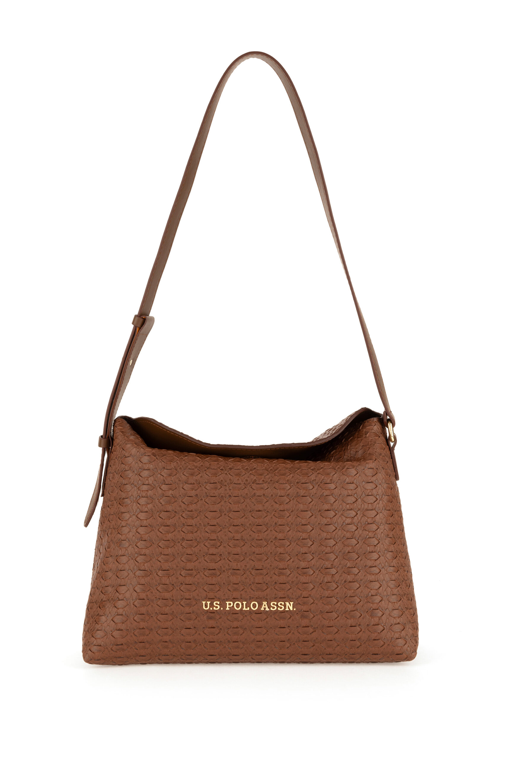 کیف  قهوه ای روشن  استاندارد فیت  زنانه یو اس پولو | US POLO ASSN
