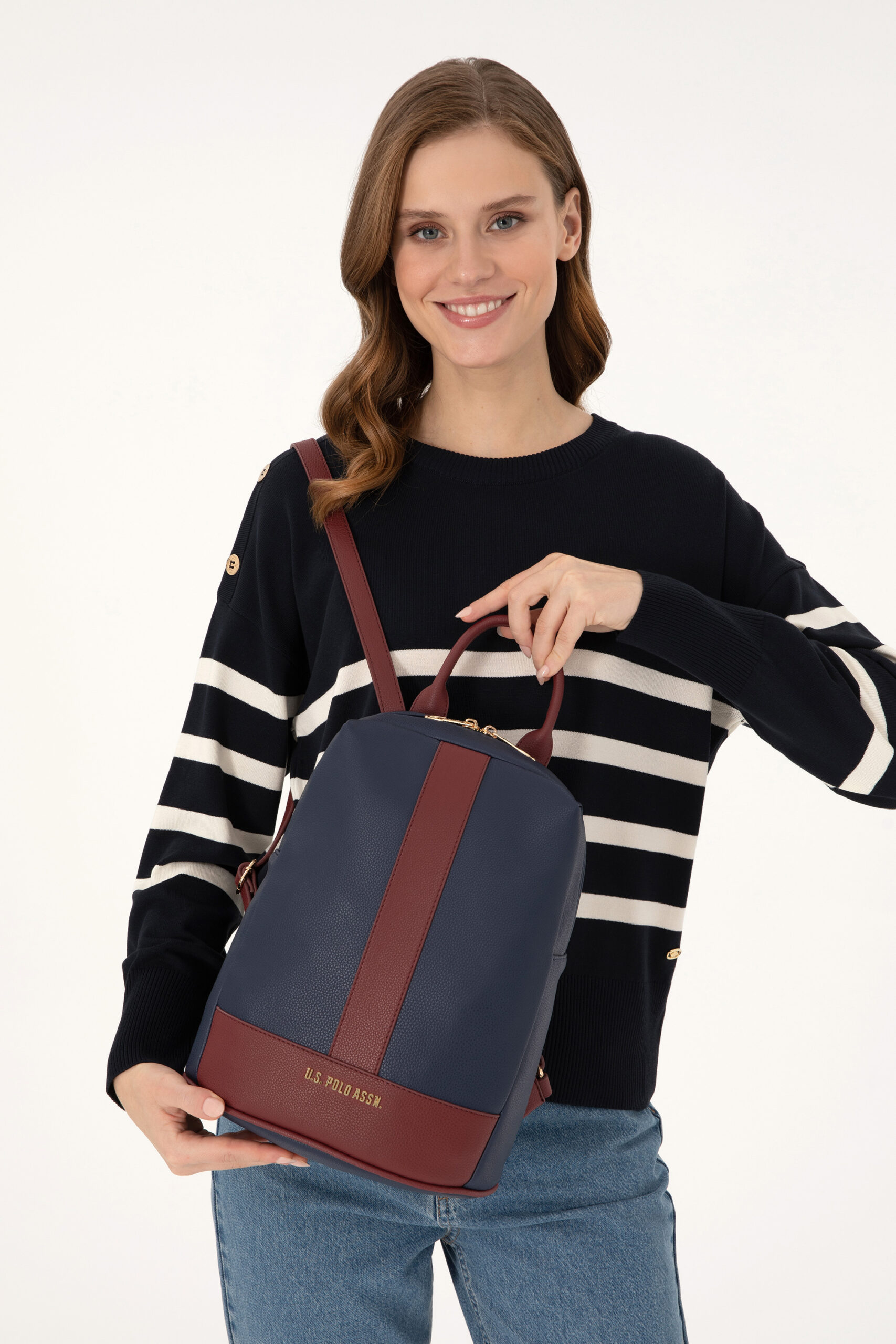 کوله پشتی  لاجورد  استاندارد فیت  زنانه یو اس پولو | US POLO ASSN