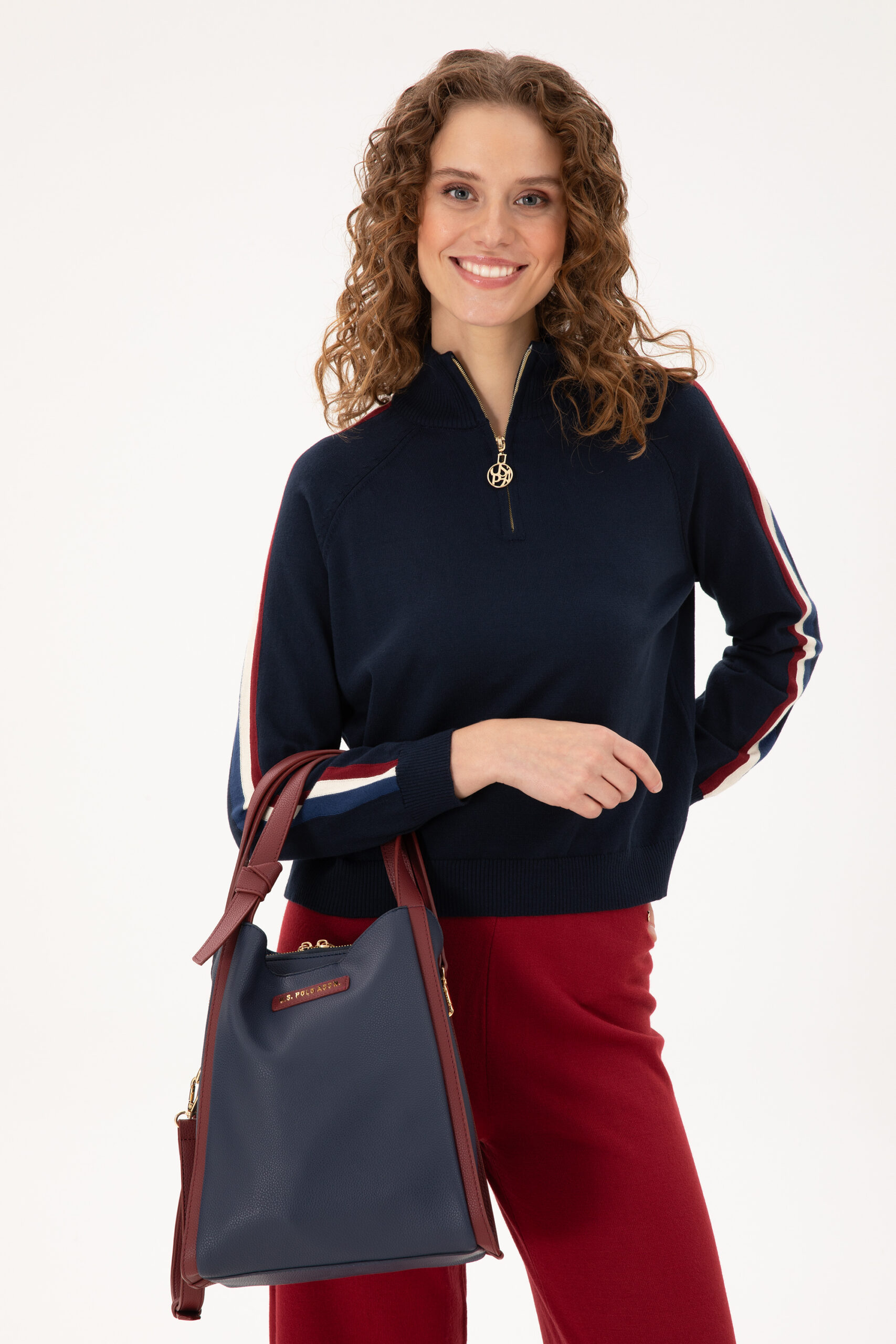 کیف  لاجورد  استاندارد فیت  زنانه یو اس پولو | US POLO ASSN
