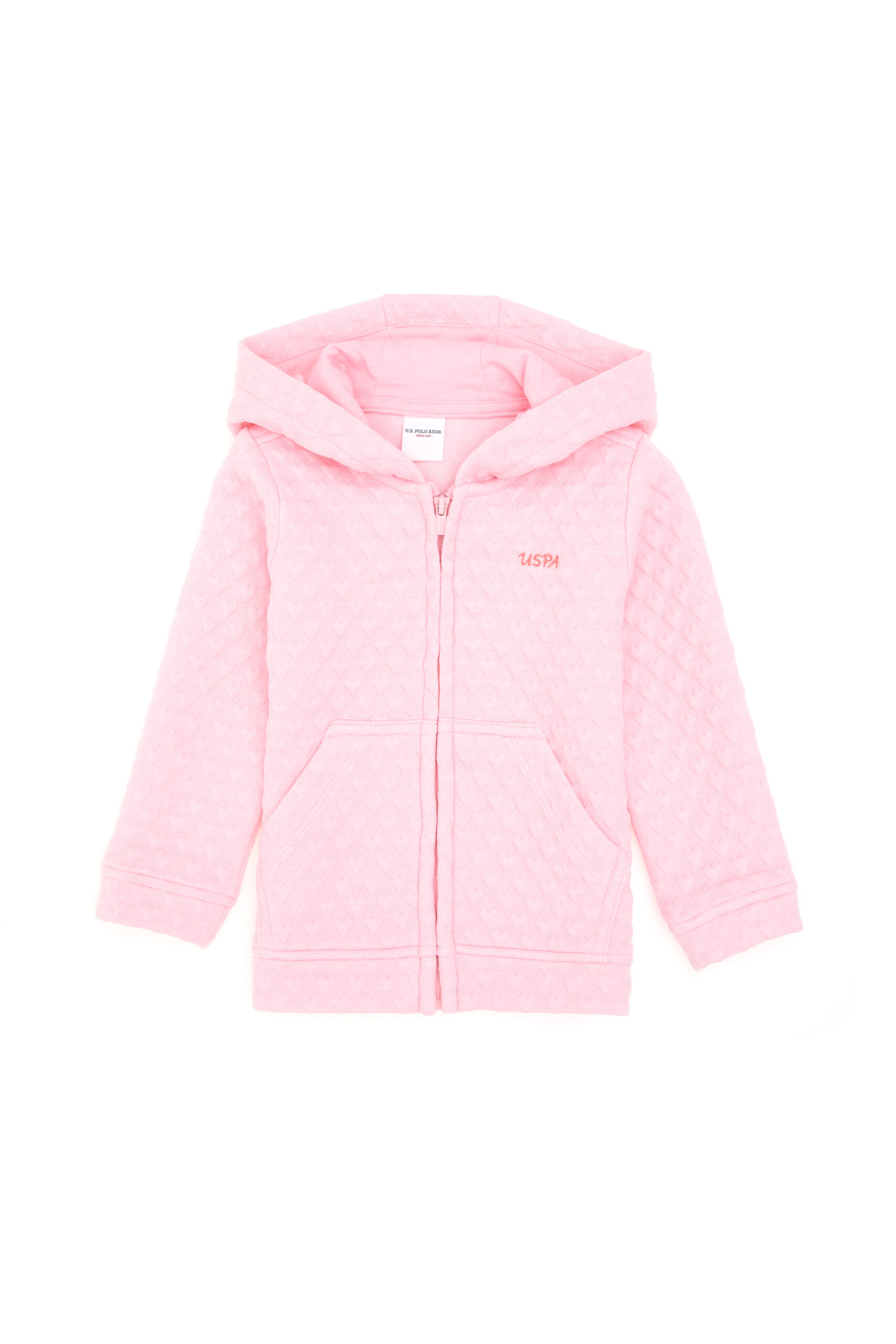 سویشرت  صورتی  رگولار  دخترانه یو اس پولو | US POLO ASSN