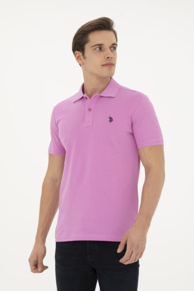 تی شرت  بنفش  اندامی  مردانه یو اس پولو | US POLO ASSN