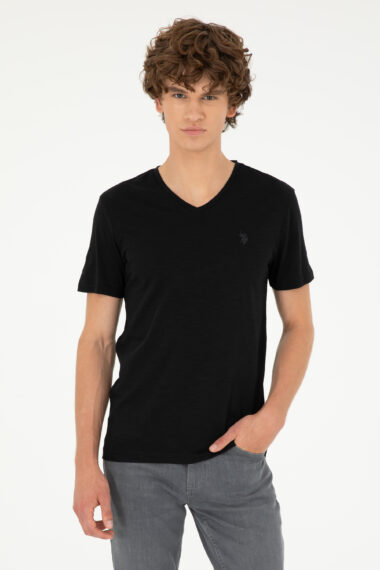 تی شرت  سیاه  اندامی  مردانه یو اس پولو | US POLO ASSN