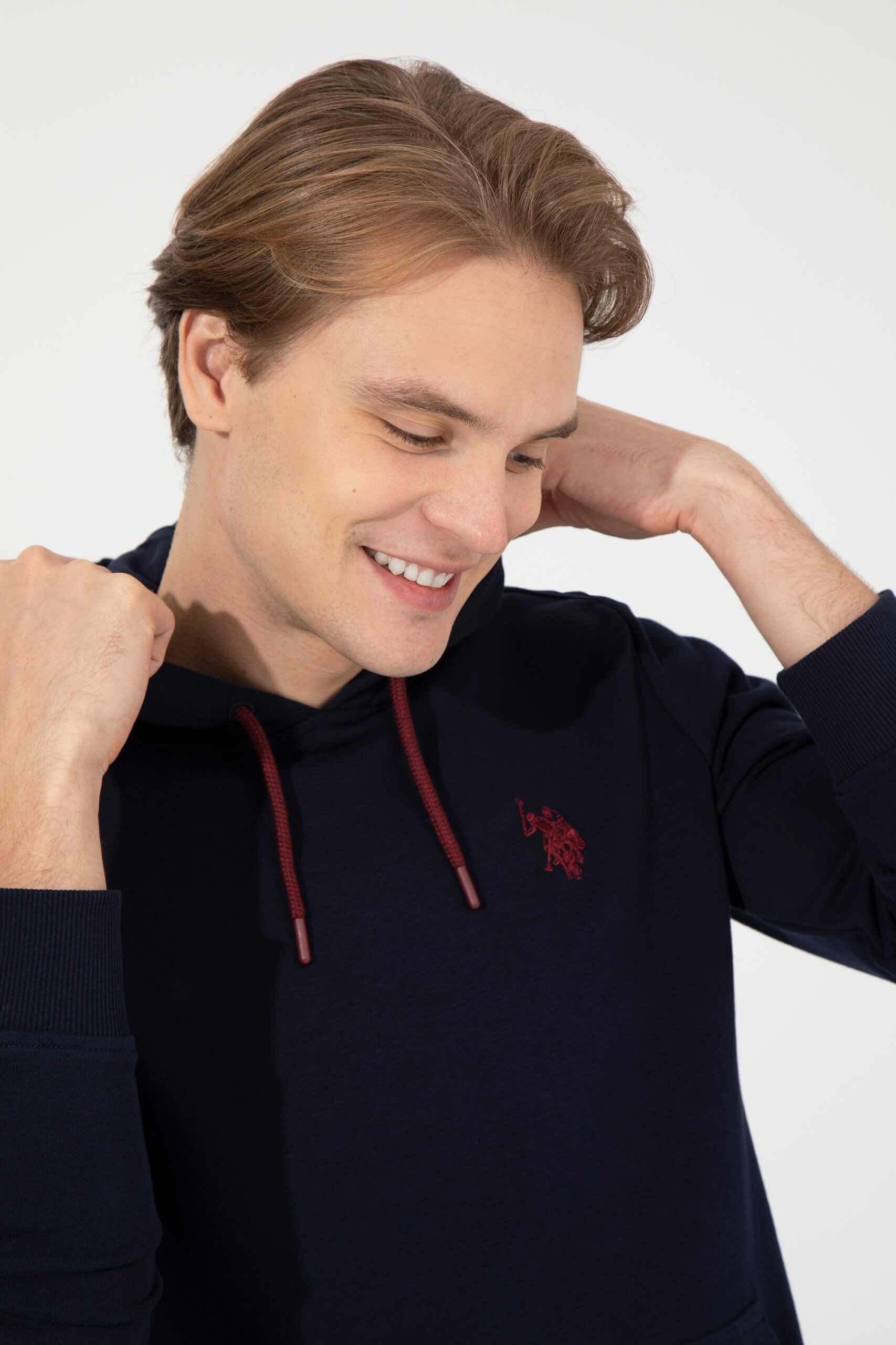 سویشرت  لاجورد  استاندارد فیت  مردانه یو اس پولو | US POLO ASSN