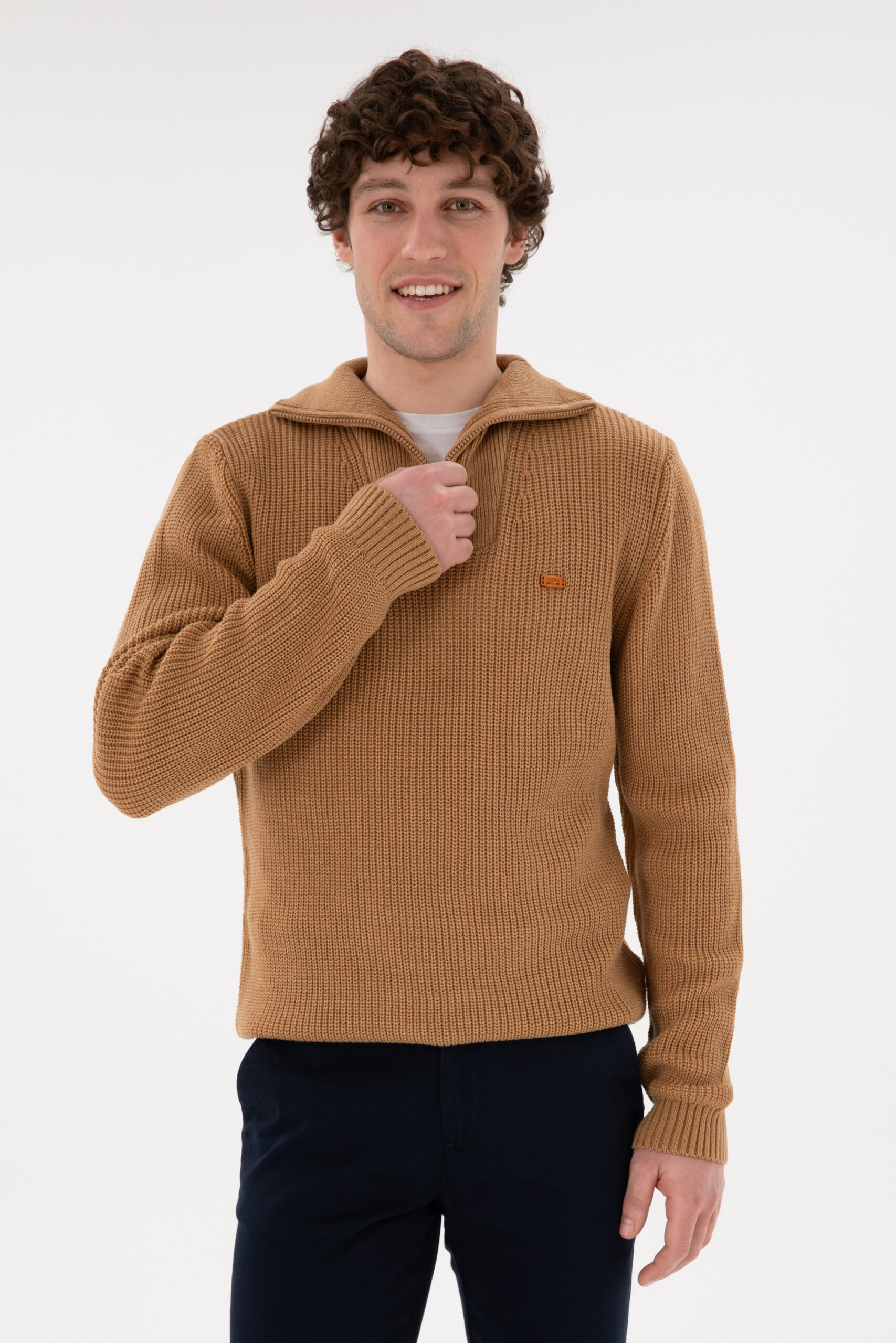بافت  شتری  رگولار  مردانه یو اس پولو | US POLO ASSN