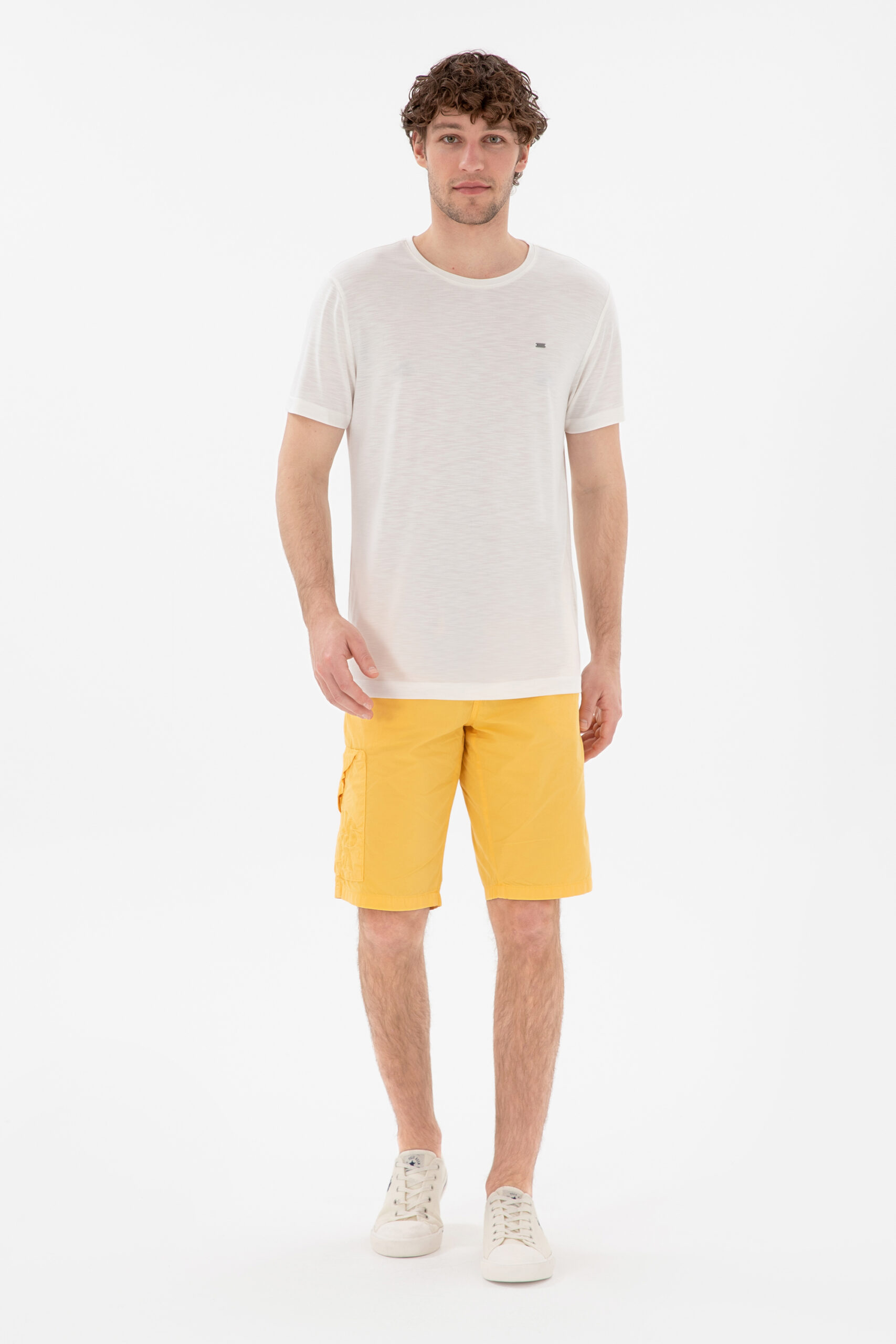 شلوارک  زعفرانی  ریلکس  مردانه یو اس پولو | US POLO ASSN