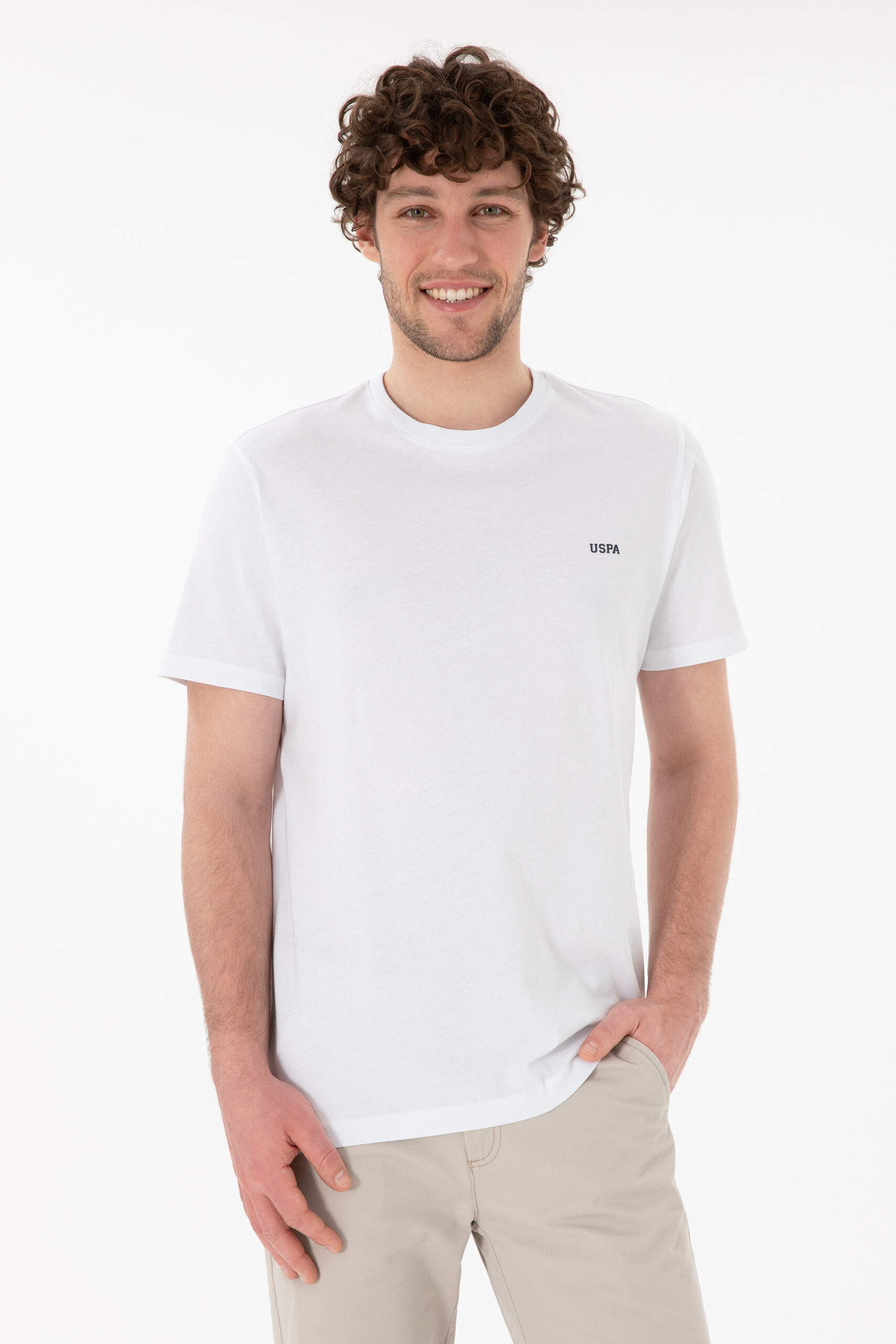 تی شرت  سفید  رگولار  مردانه یو اس پولو | US POLO ASSN