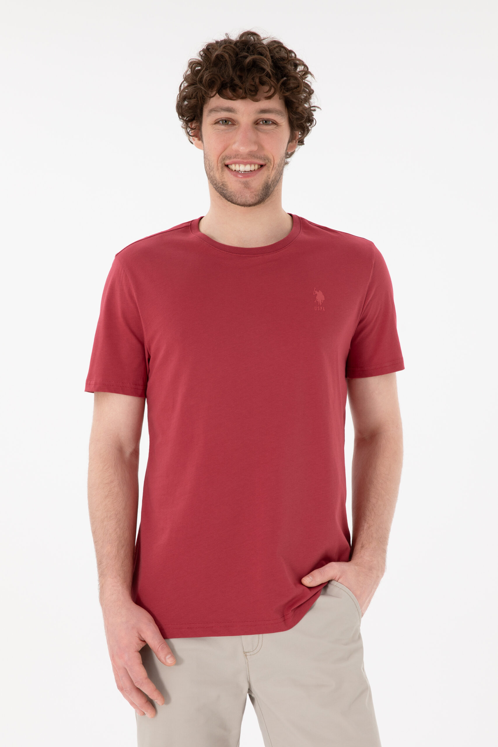 تی شرت  آلبالویی  رگولار  مردانه یو اس پولو | US POLO ASSN