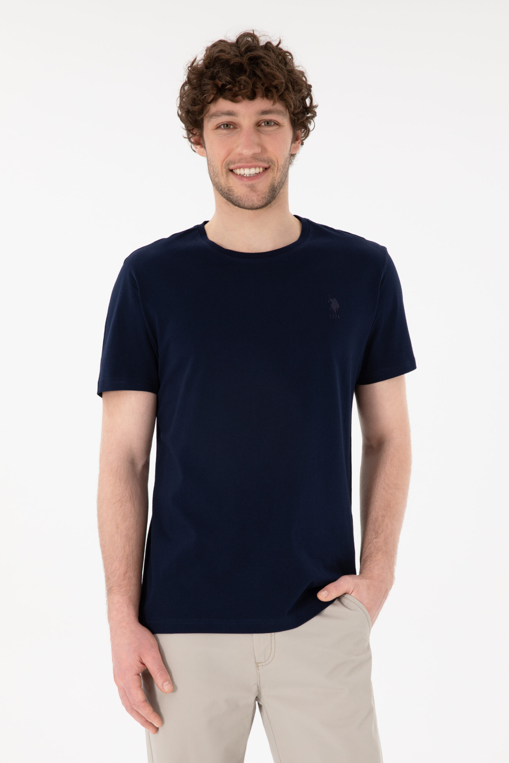 تی شرت  لاجورد  رگولار  مردانه یو اس پولو | US POLO ASSN