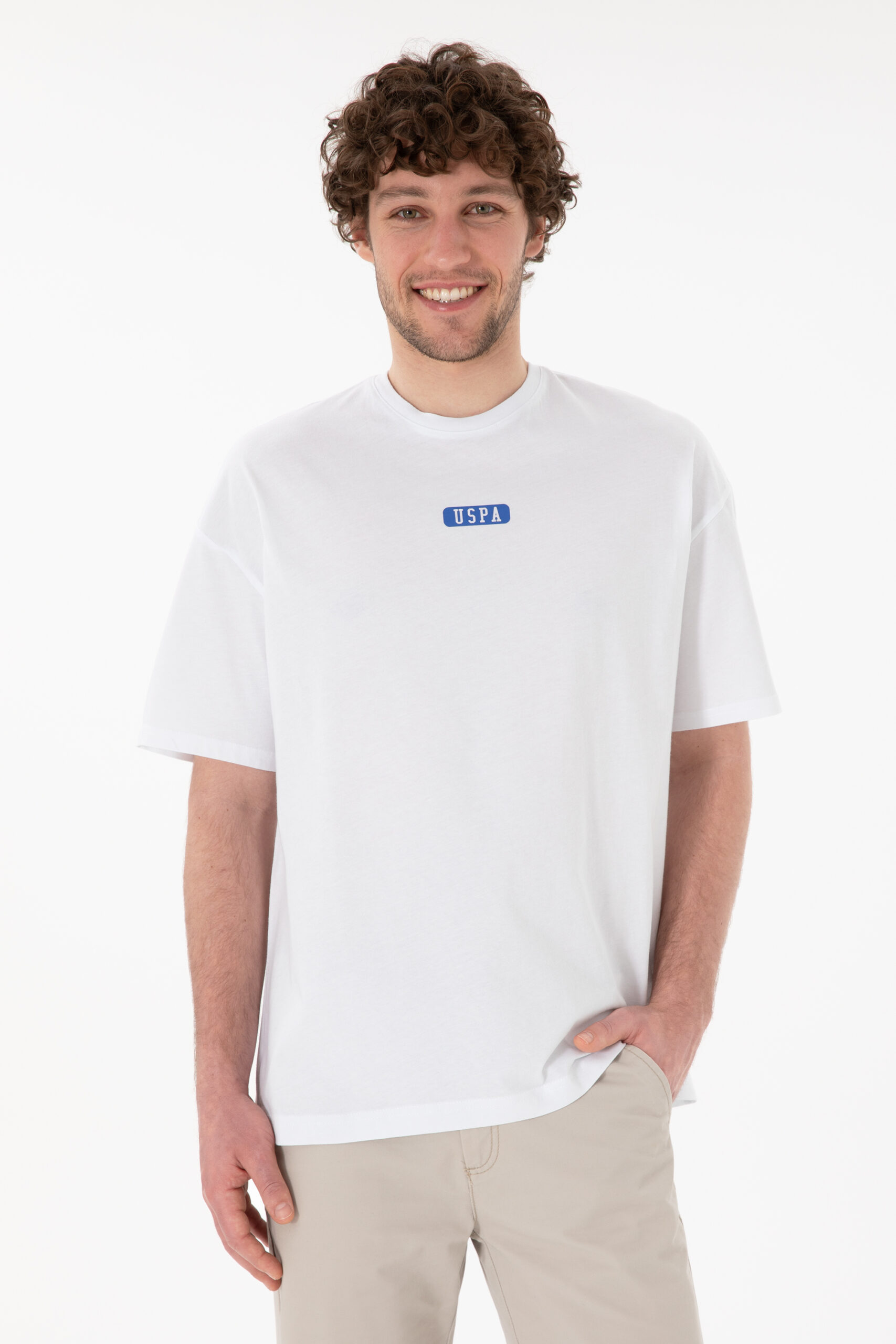 تی شرت  سفید  Oversize  مردانه یو اس پولو | US POLO ASSN