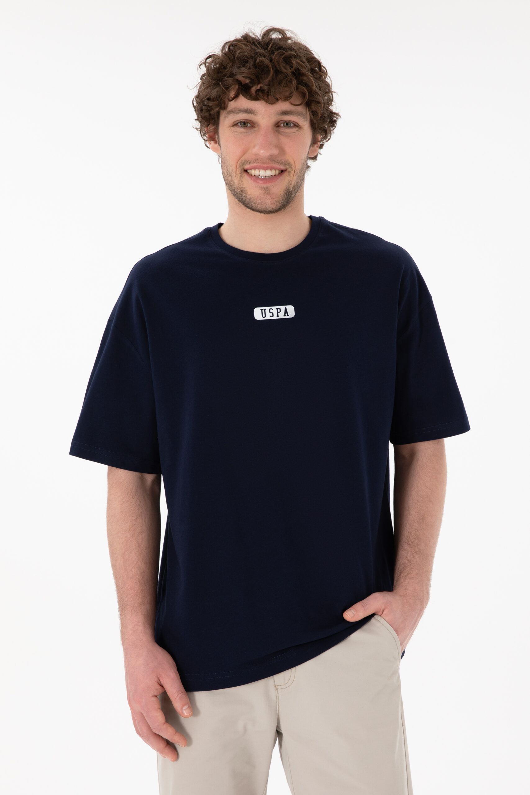 تی شرت  لاجورد  Oversize  مردانه یو اس پولو | US POLO ASSN