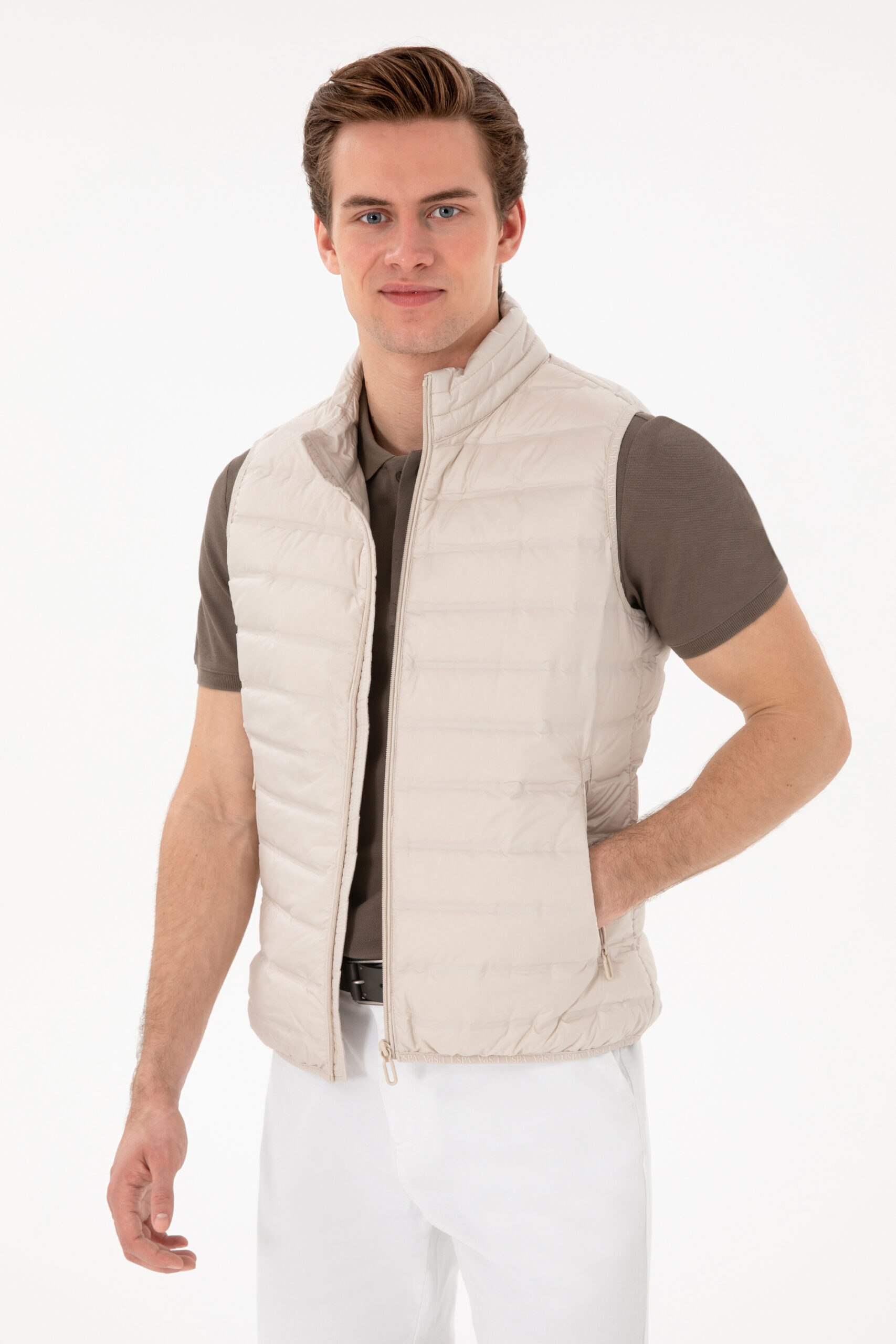 جلیقه  خاکستری  BASIC  مردانه یو اس پولو | US POLO ASSN