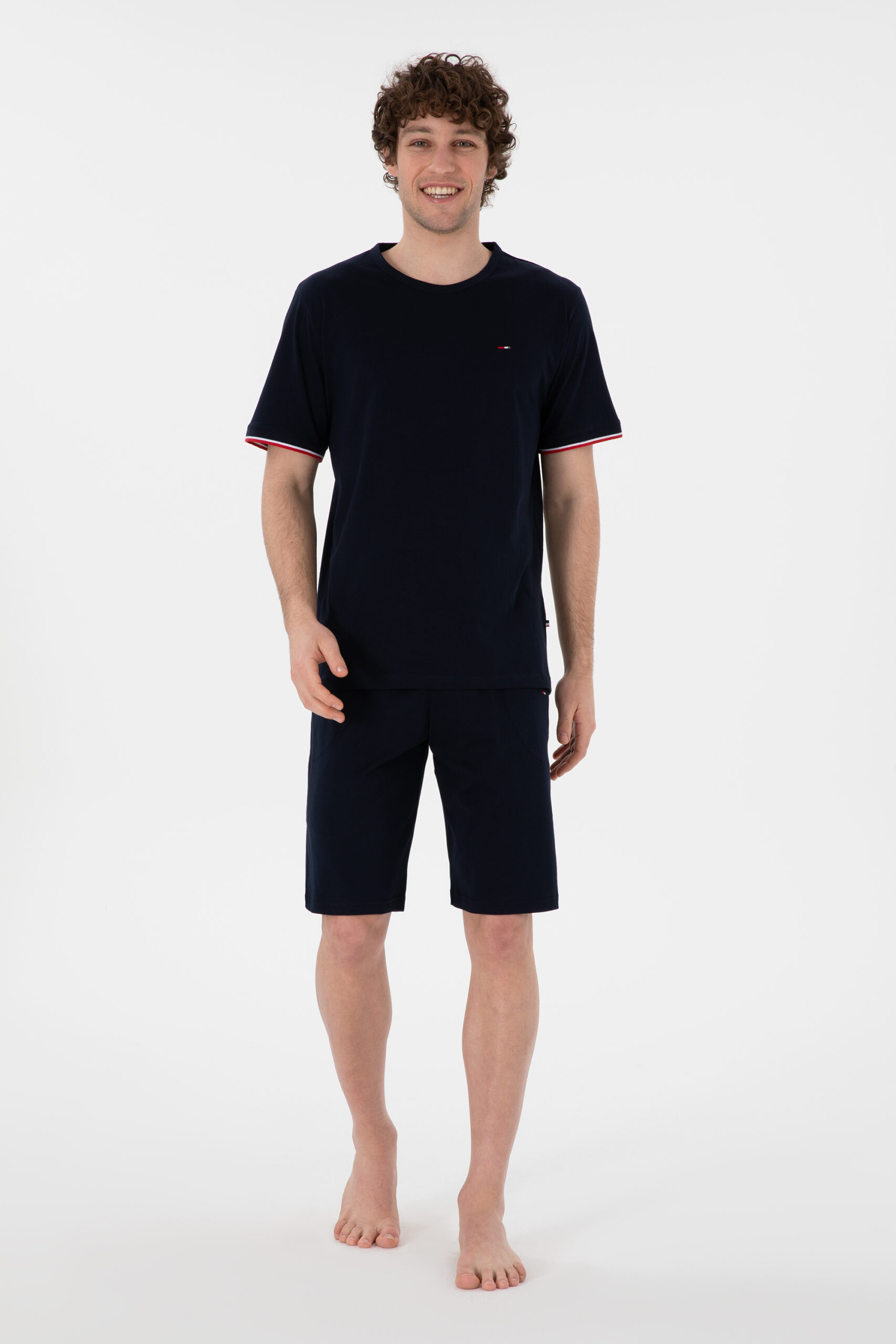 ست پیژامه  لاجورد  استاندارد فیت  مردانه یو اس پولو | US POLO ASSN