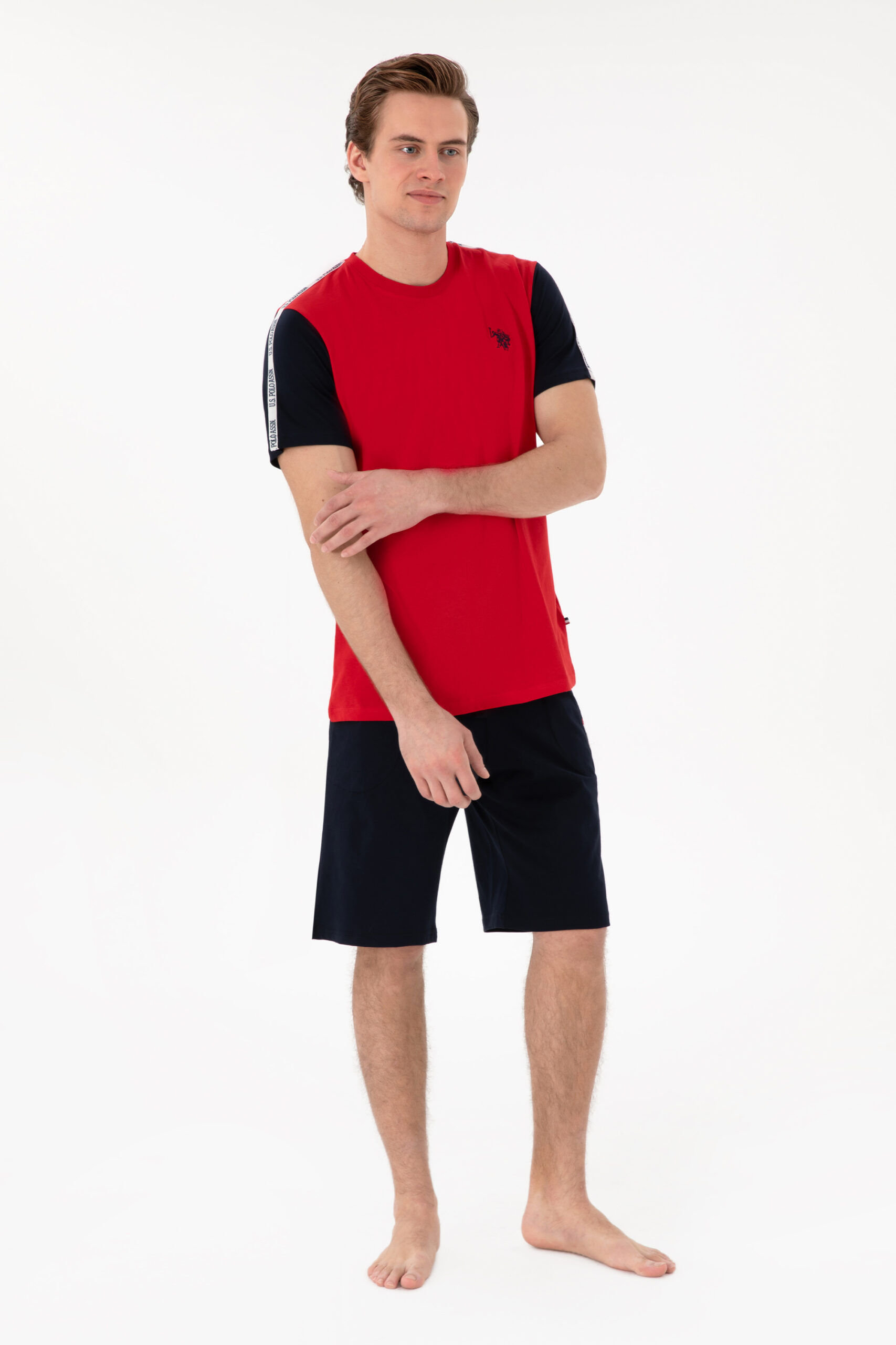 ست پیژامه  قرمز  استاندارد فیت  مردانه یو اس پولو | US POLO ASSN