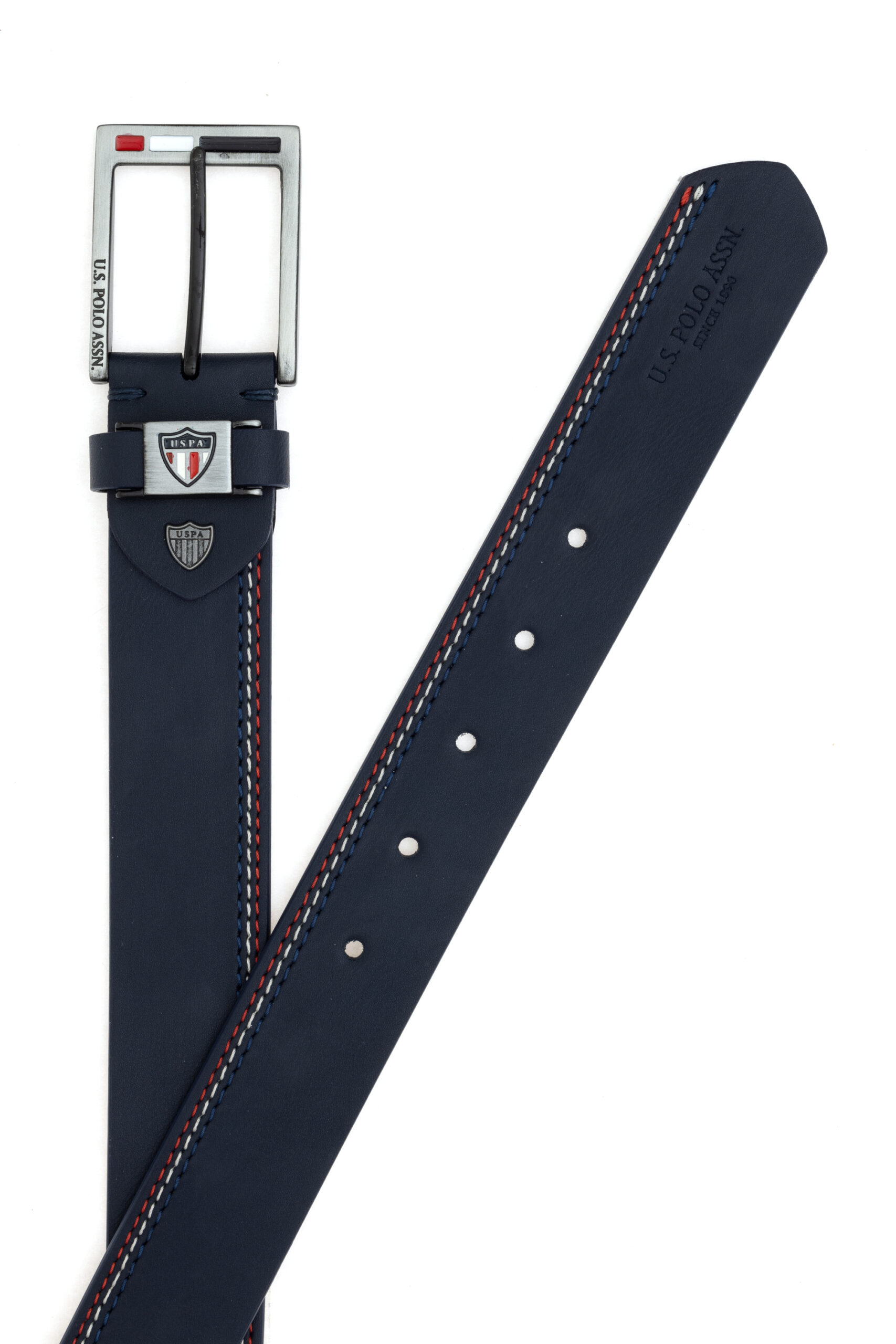 کمربند  لاجورد  استاندارد فیت  مردانه یو اس پولو | US POLO ASSN