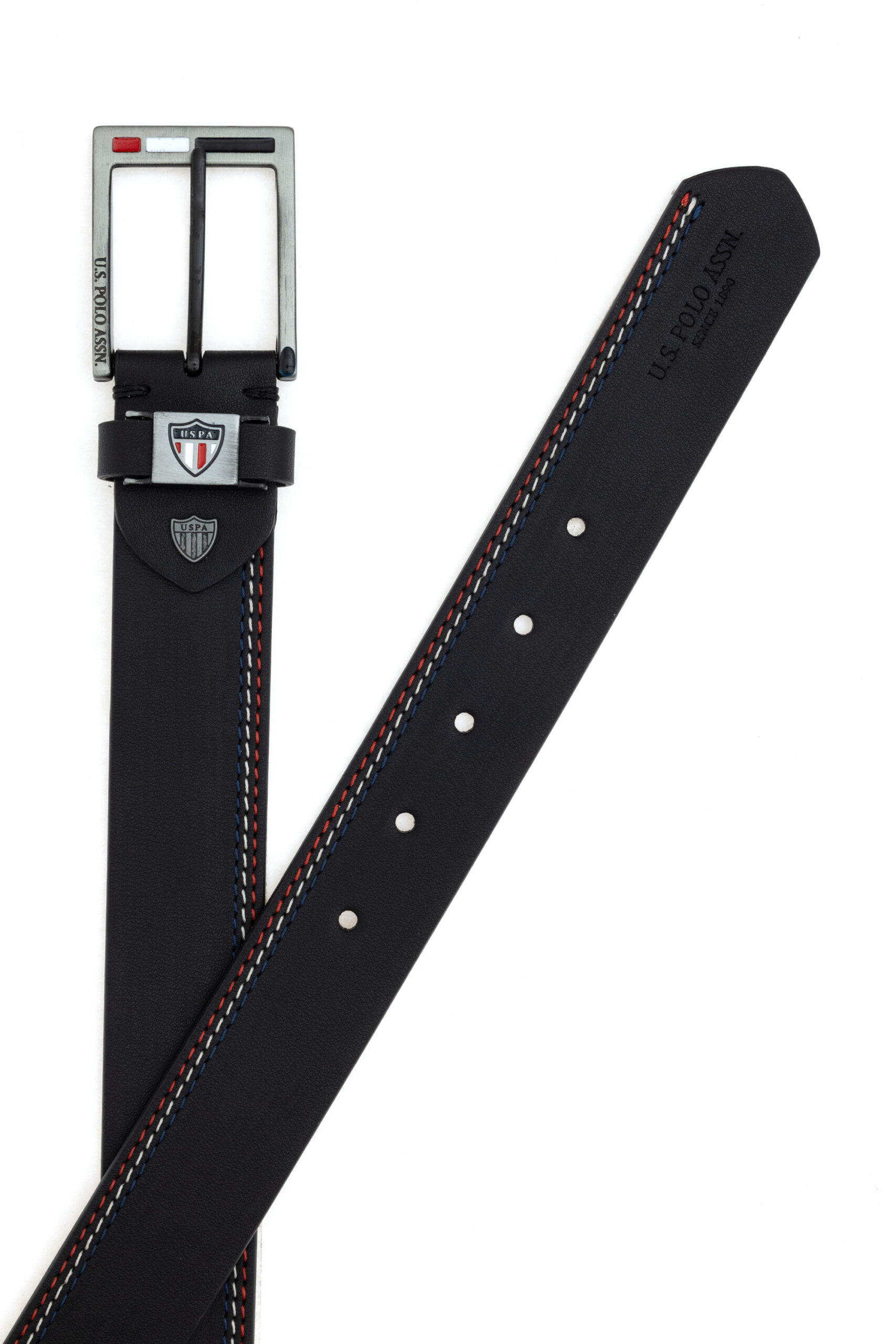 کمربند  سیاه  استاندارد فیت  مردانه یو اس پولو | US POLO ASSN