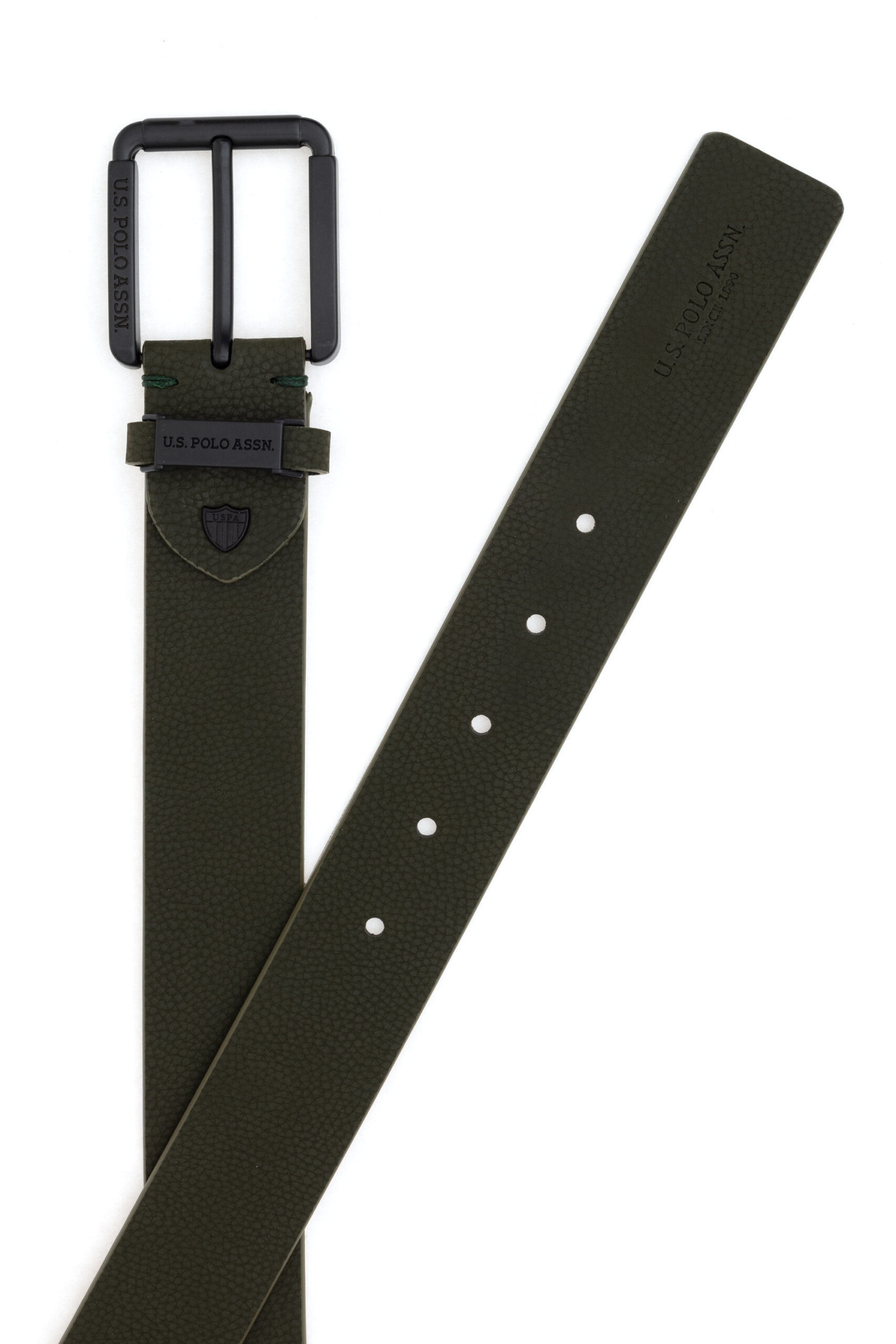 کمربند  خاکی  استاندارد فیت  مردانه یو اس پولو | US POLO ASSN
