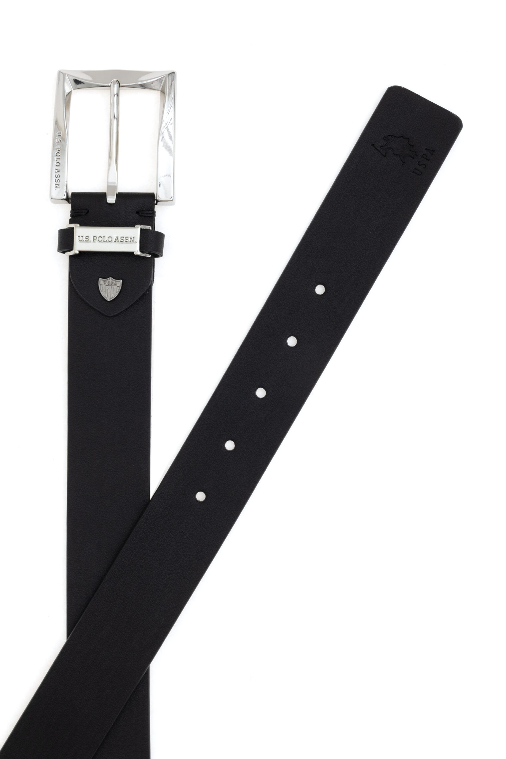 کمربند  سیاه  استاندارد فیت  مردانه یو اس پولو | US POLO ASSN