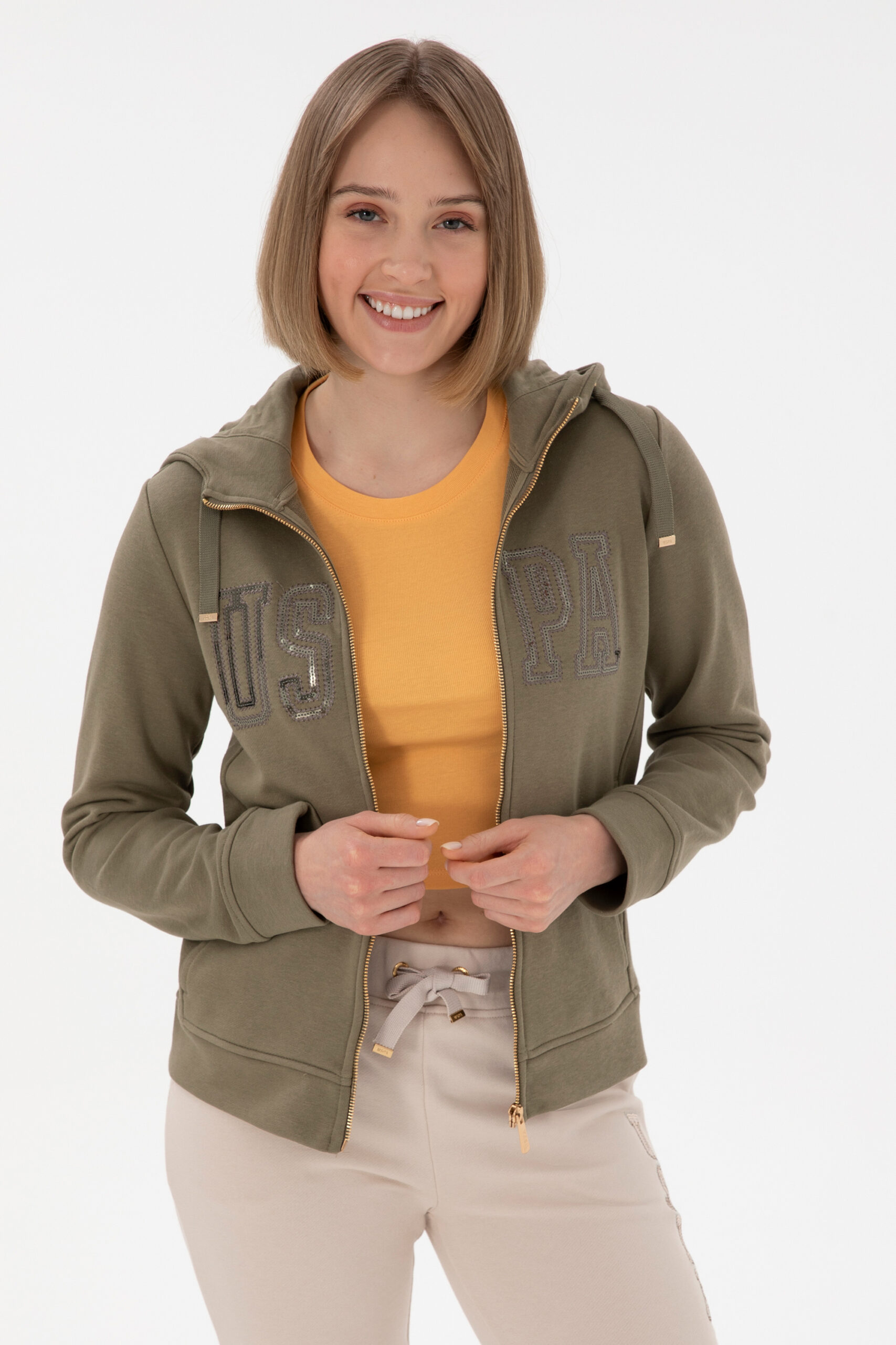 سویشرت  ویزون  رگولار  زنانه یو اس پولو | US POLO ASSN