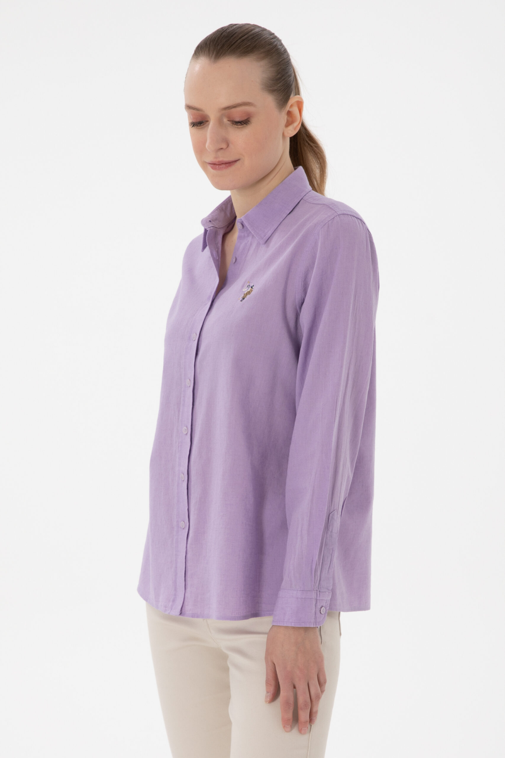 پیراهن  یاسی  رگولار  زنانه یو اس پولو | US POLO ASSN
