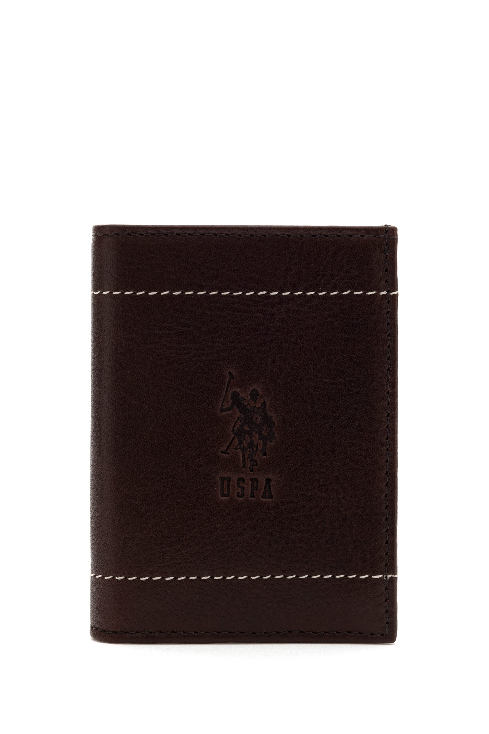 کیف پول  قهوه ای  رگولار  مردانه یو اس پولو | US POLO ASSN