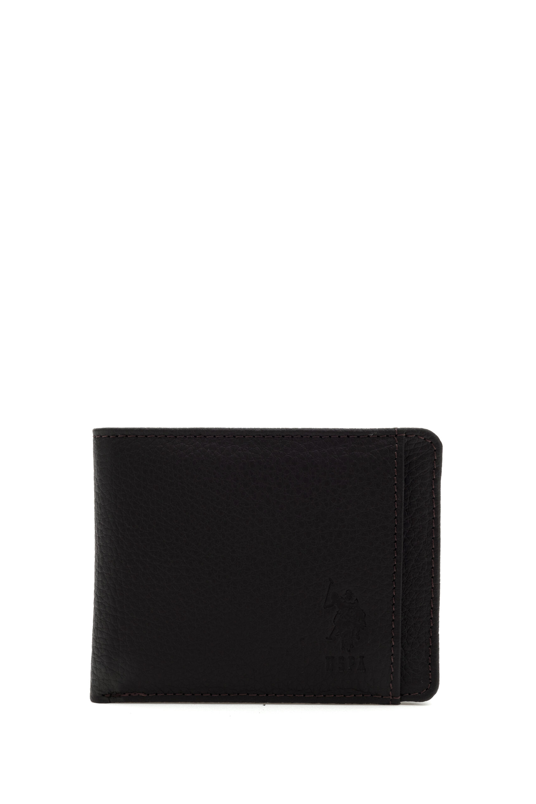 کیف پول  قهوه ای  رگولار  مردانه یو اس پولو | US POLO ASSN