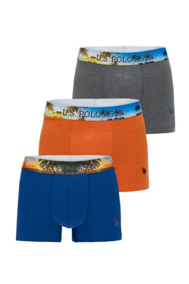 باکسر  زغالی ملانژ  استاندارد فیت  مردانه یو اس پولو | US POLO ASSN
