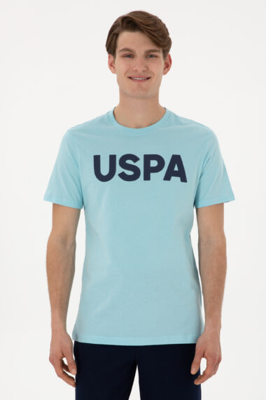 تی شرت یقه گرد نیلی  رگولار آستین کوتاه مردانه یو اس پولو | US POLO ASSN