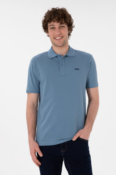 تی شرت یقه پولو آبی تیره  رگولار  مردانه یو اس پولو | US POLO ASSN