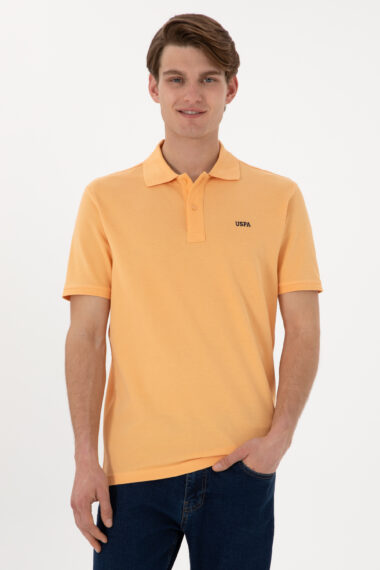 تی شرت یقه پولو زرد  رگولار  مردانه یو اس پولو | US POLO ASSN