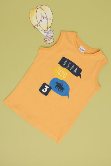 تی شرت  زرد  رگولار  پسرانه یو اس پولو | US POLO ASSN