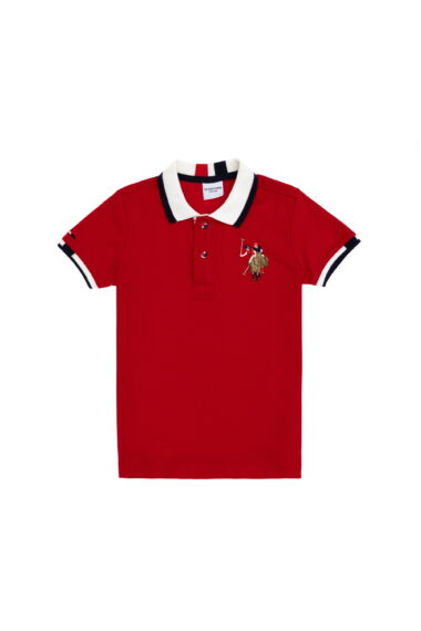 تی شرت  قرمز  رگولار  پسرانه یو اس پولو | US POLO ASSN