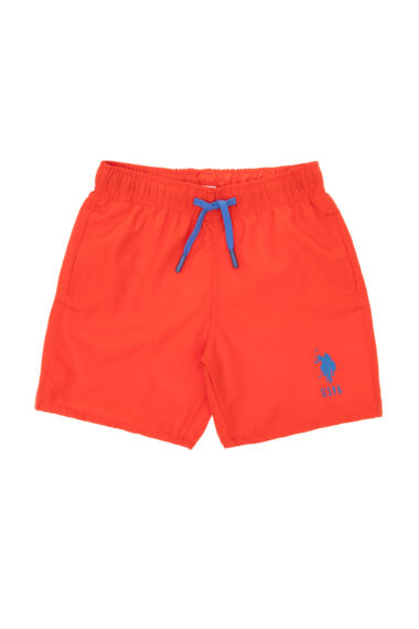 شورت مایو  قرمز  استاندارد فیت  پسرانه یو اس پولو | US POLO ASSN