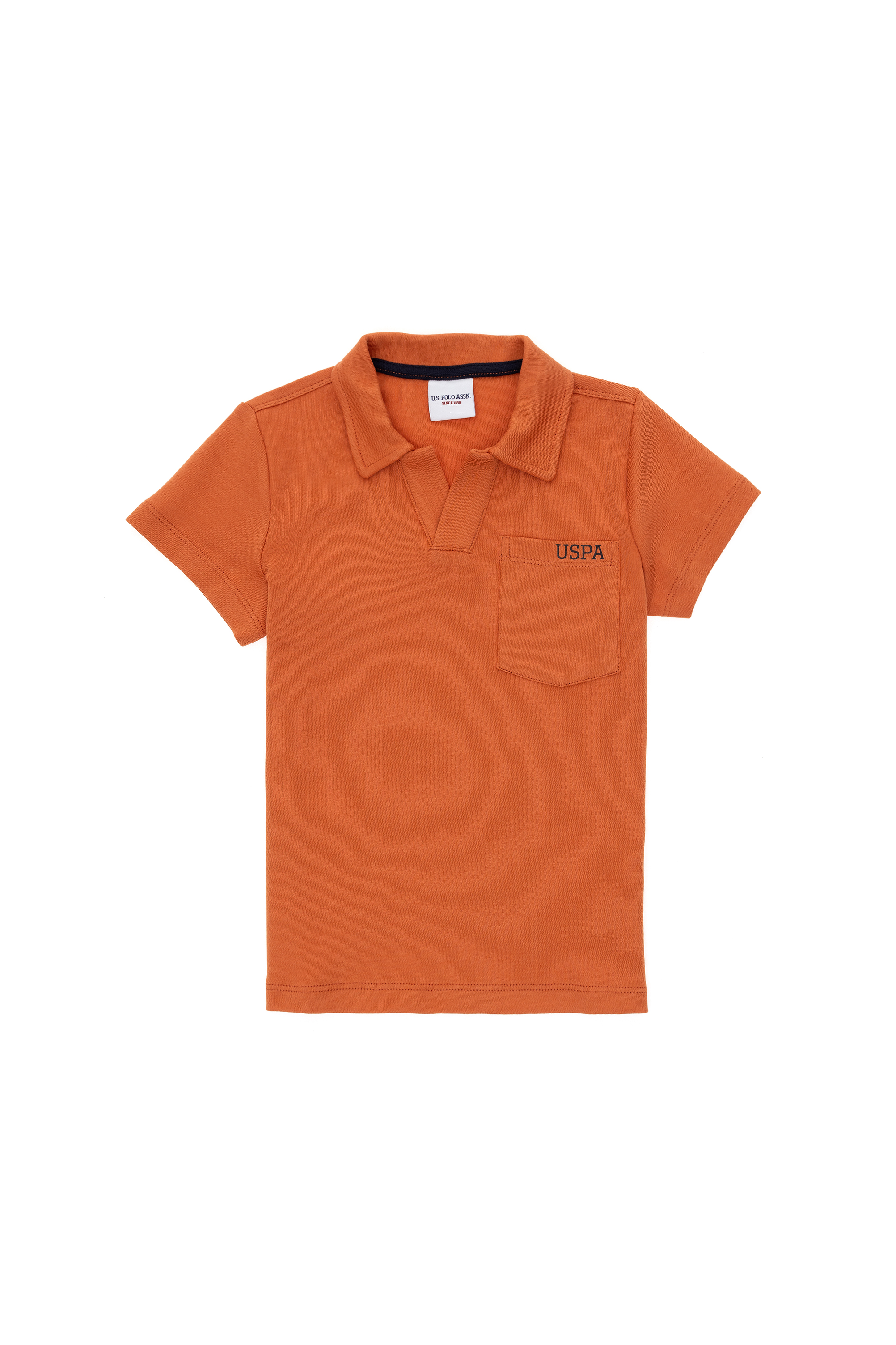 پولوشرت دارچینی رگولار پسرانه یو اس پولو | US POLO ASSN