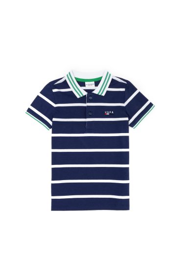پولوشرت یقه پولو لاجورد  استاندارد فیت  پسرانه یو اس پولو | US POLO ASSN