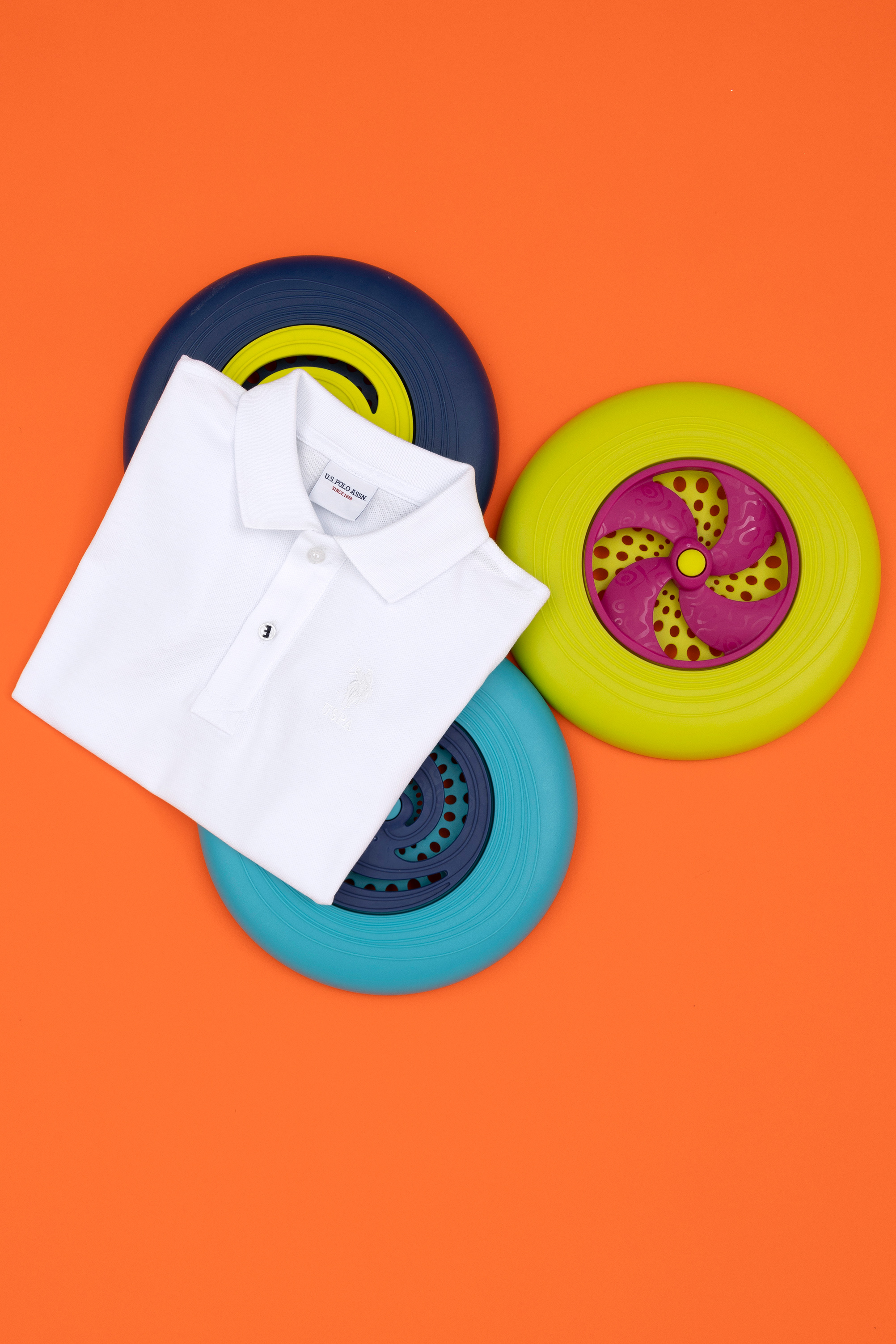 پولوشرت بیسیک سفید رگولار پسرانه یو اس پولو | US POLO ASSN