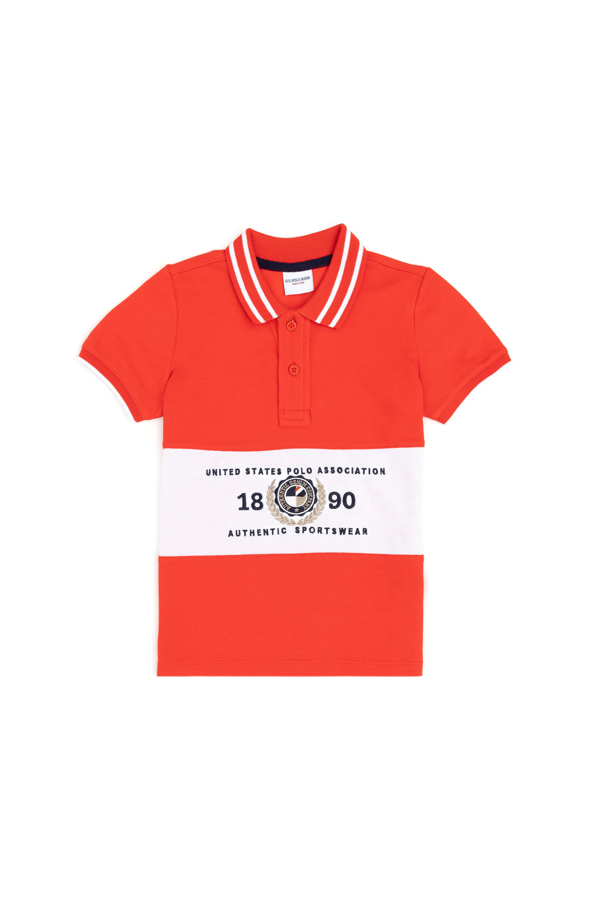 پولوشرت قرمز رگولار پسرانه یو اس پولو | US POLO ASSN