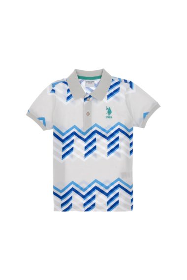 پولوشرت  خاکستری روشن  رگولار  پسرانه یو اس پولو | US POLO ASSN