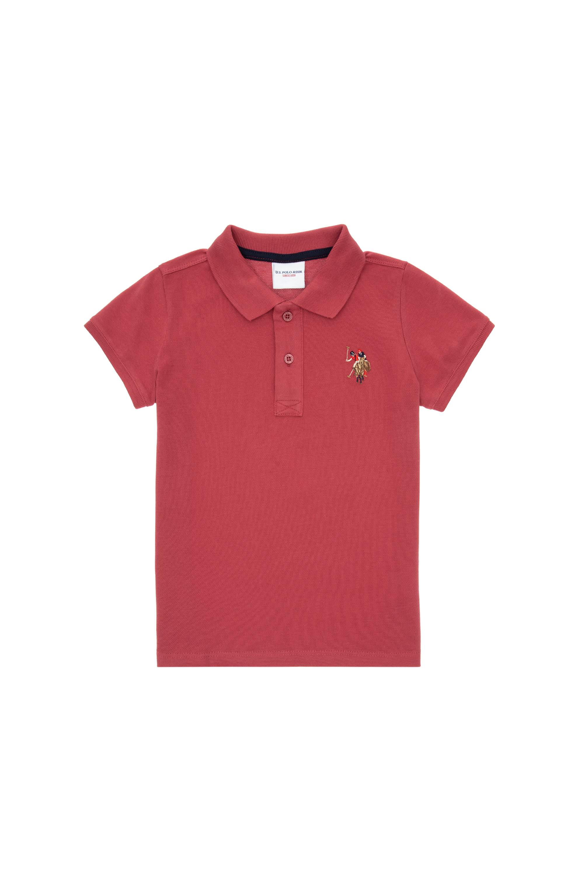 پولوشرت بیسیک آلبالویی رگولار پسرانه یو اس پولو | US POLO ASSN