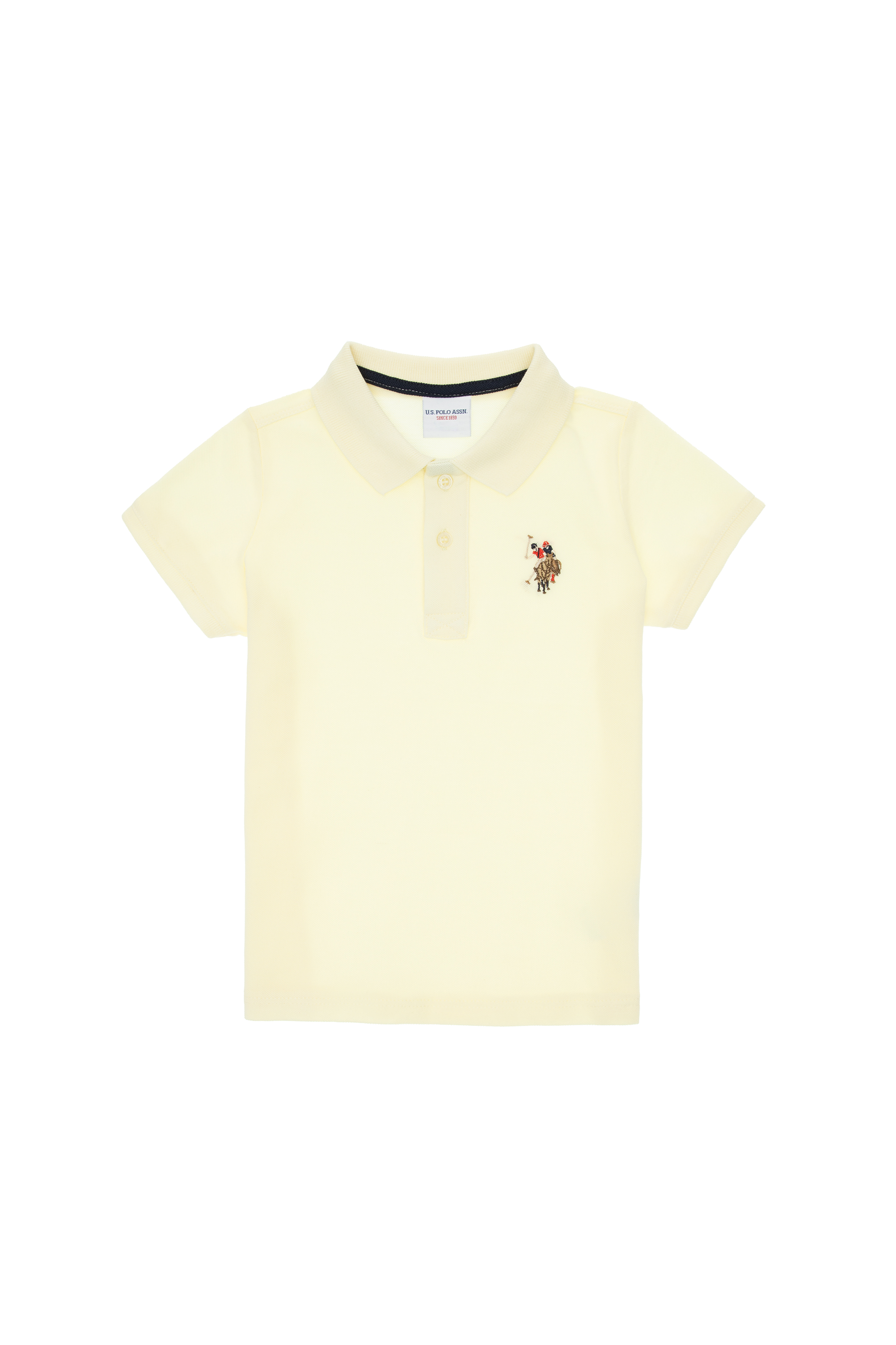 پولوشرت بیسیک لیمویی رگولار پسرانه یو اس پولو | US POLO ASSN
