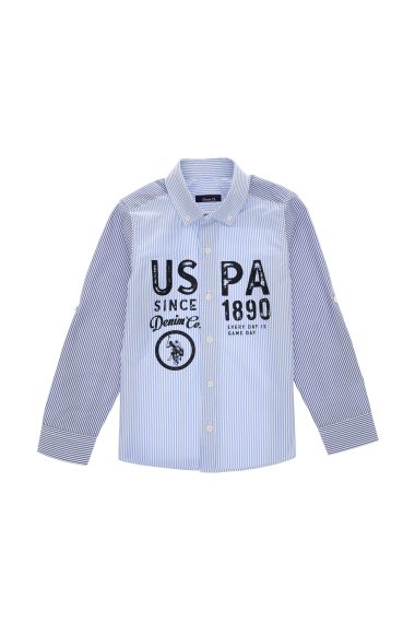 پیراهن  لاجورد  رگولار  پسرانه یو اس پولو | US POLO ASSN