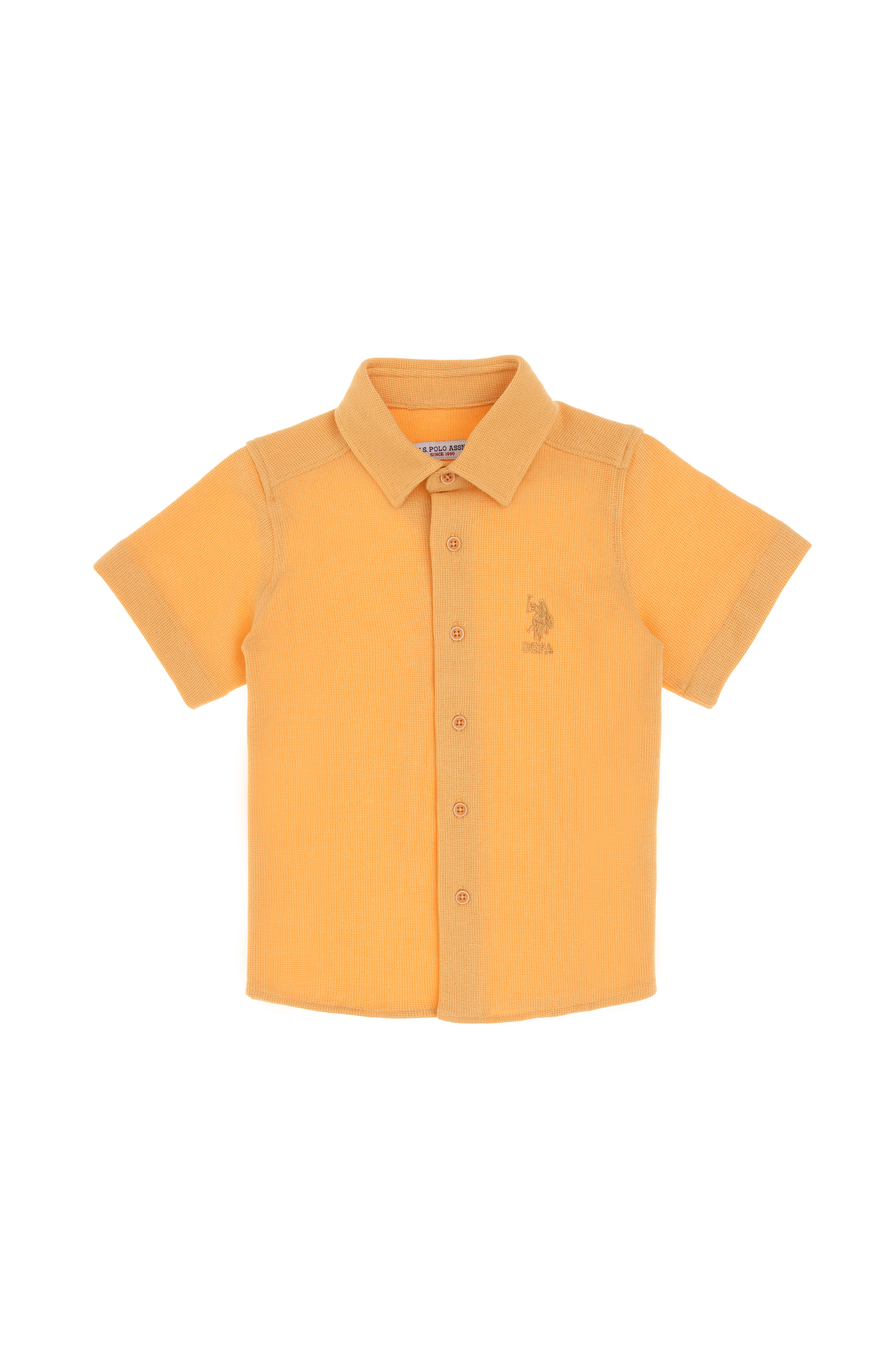 پیراهن زرد رگولار پسرانه یو اس پولو | US POLO ASSN