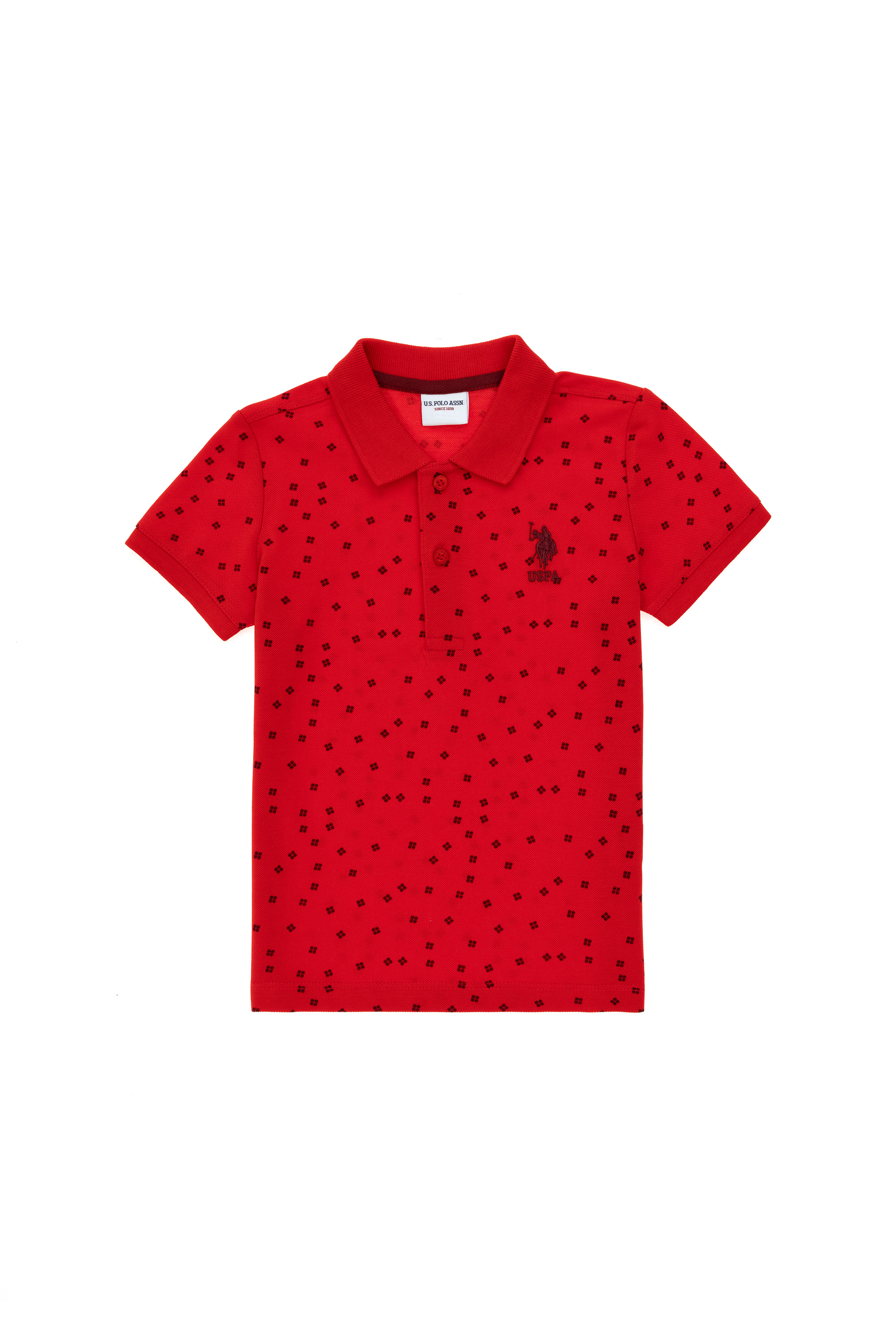 تی شرت قرمز رگولار پسرانه یو اس پولو | US POLO ASSN