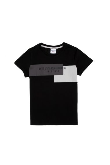 تی شرت  سیاه  رگولار  پسرانه یو اس پولو | US POLO ASSN