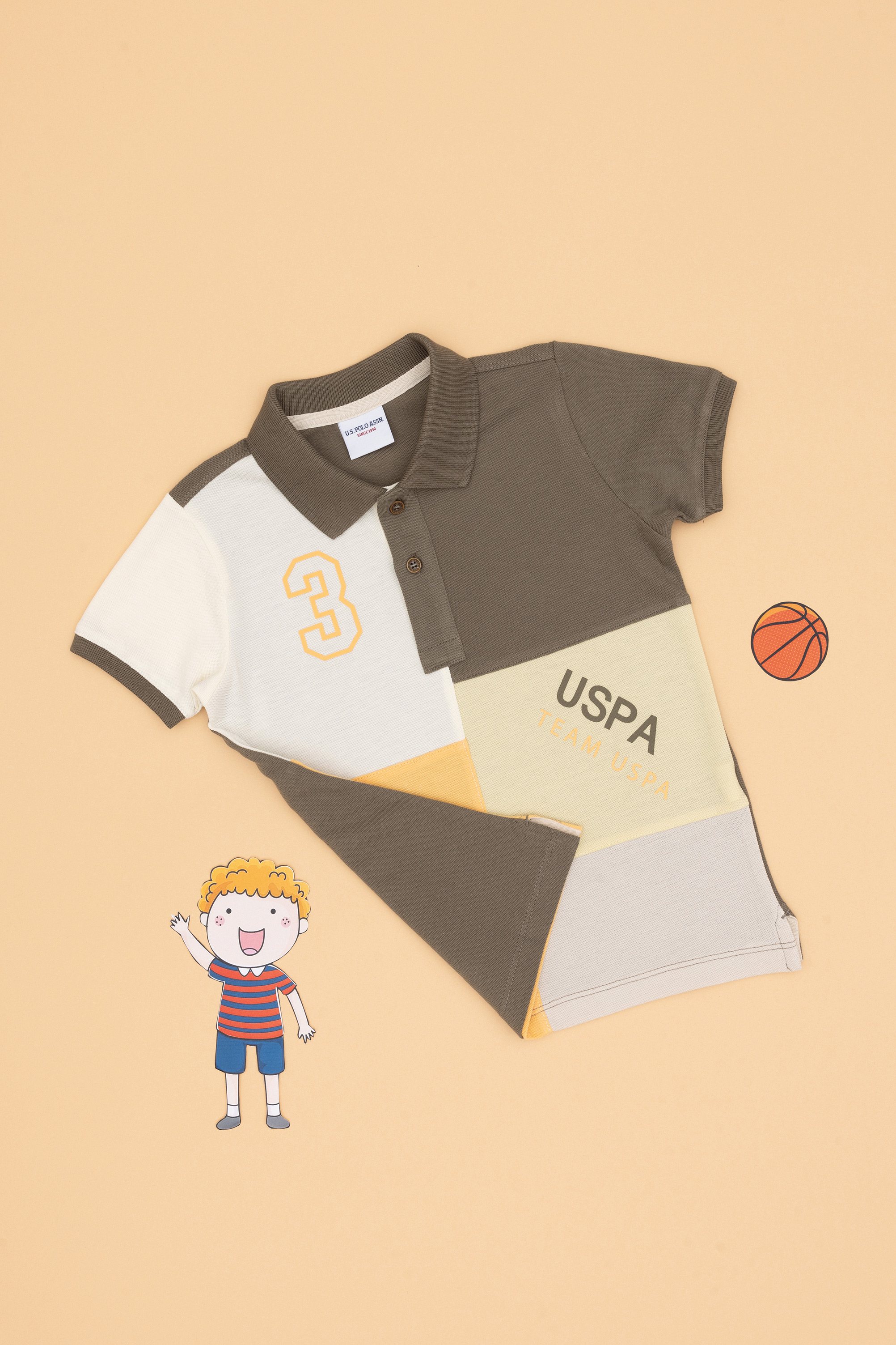 تی شرت ویزون رگولار پسرانه یو اس پولو | US POLO ASSN