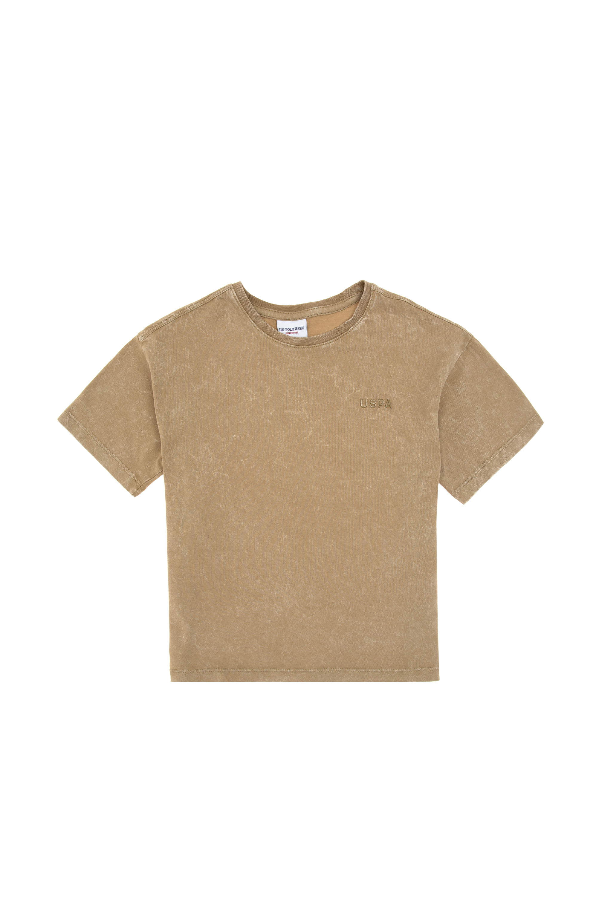 تی شرت خاکی ریلکس پسرانه یو اس پولو | US POLO ASSN