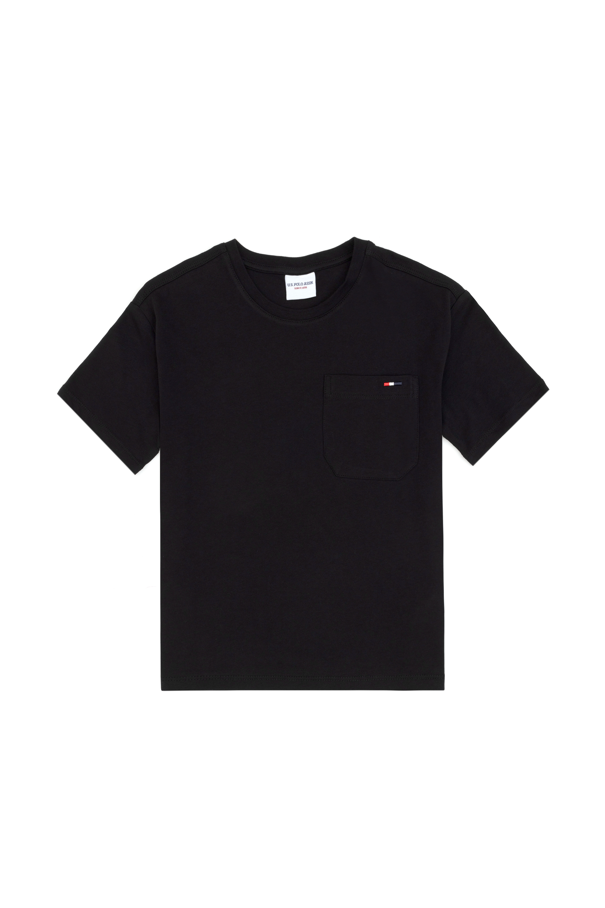تی شرت سیاه ریلکس پسرانه یو اس پولو | US POLO ASSN