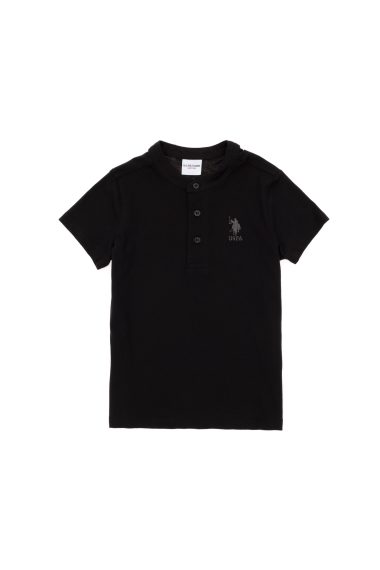 تی شرت بیسیک  سیاه  رگولار  پسرانه یو اس پولو | US POLO ASSN