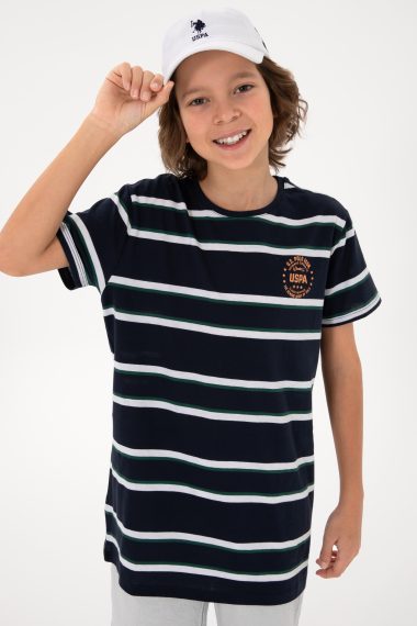 تی شرت بیسیک  لاجورد  رگولار  پسرانه یو اس پولو | US POLO ASSN