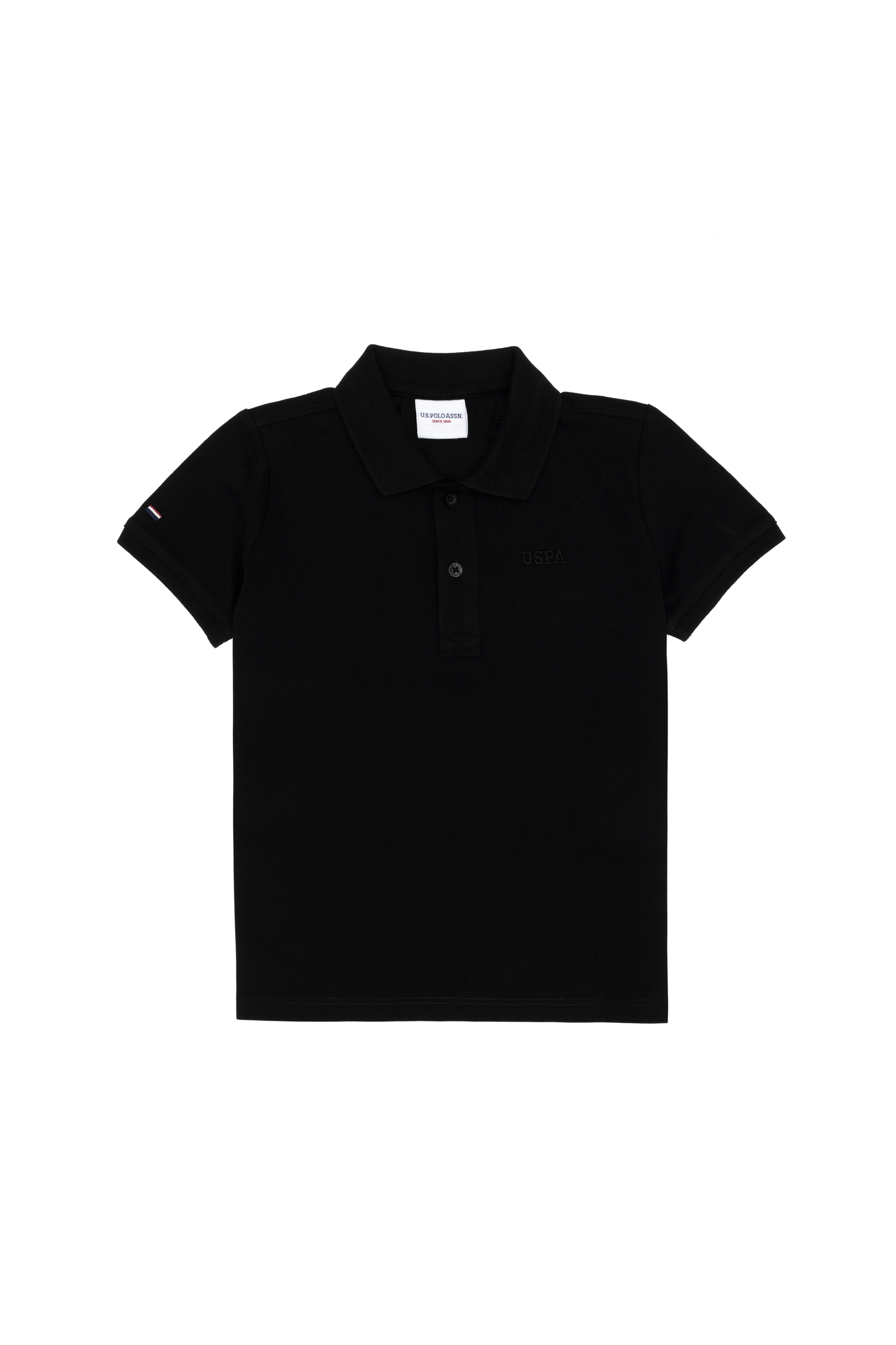 تی شرت بیسیک سیاه رگولار پسرانه یو اس پولو | US POLO ASSN