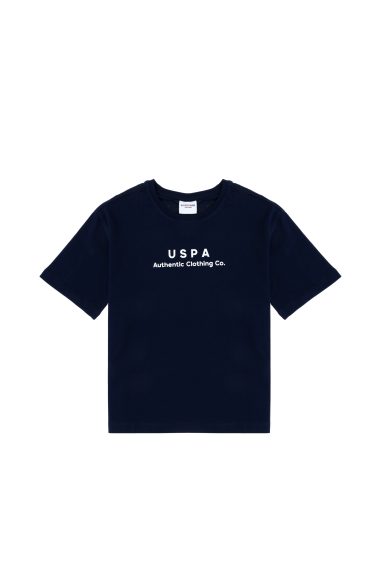 تی شرت بیسیک یقه گرد  لاجورد  ریلکس  پسرانه یو اس پولو | US POLO ASSN